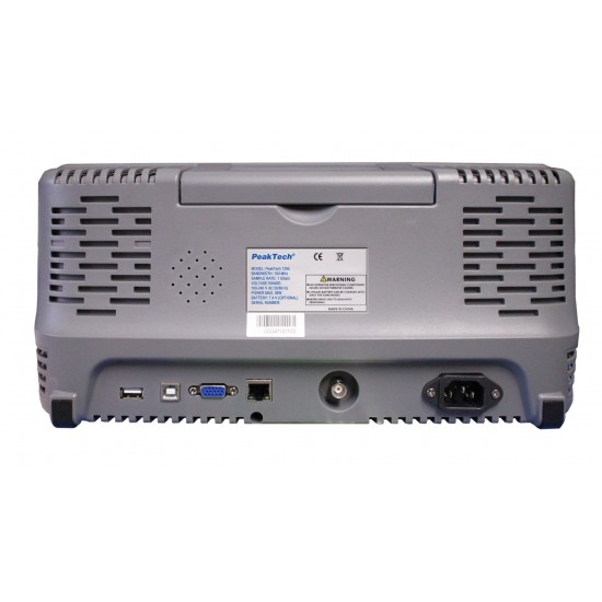 PKT-1295 Érintőképernyős oszcilloszkóp USB-vel és LAN-nal 100 MHz / 4 CH ~ 1 GS/s