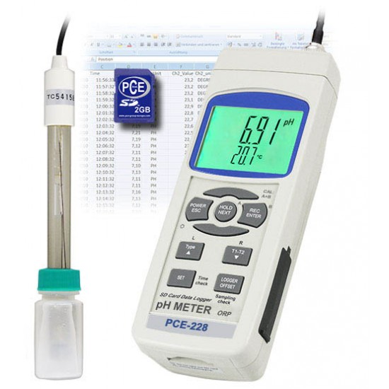 PCE-228 pH mérő