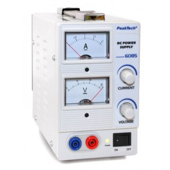 PKT-6085 DC tápegység 0-15 V ~ / 0-2 A DC analóg PKT-6085 DC tápegység 0-15 V ~ / 0-2 A DC analóg