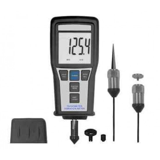 PCE-VT 204 Fordulatszám és vibrációmérő