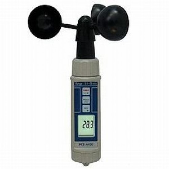 PCE-A420 kanalas szélsebességmérő