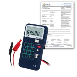 PCE-123-ICA Többfunkciós kalibrátor kalibrálva