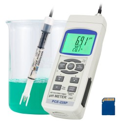 PCE-228P pH-mérő PCE-228P, IJ-44C pH-elektróddal és hőmérséklet-érzékelővel (TP-07)