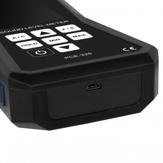 PCE-325-ICA Állapotfigyelő zajszintmérő kalibrálva