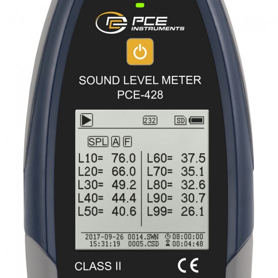 PCE-428-ICA Hangszintmérő