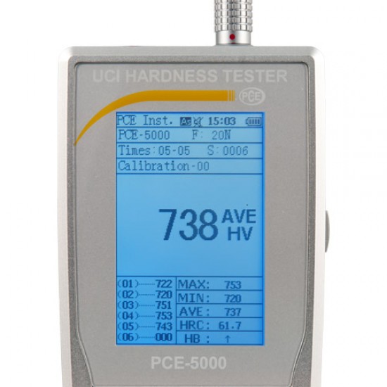 PCE-5000 Ultrahangos keménységmérőUltrahangos keménységmérő