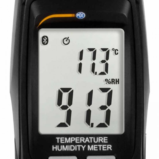 PCE-555BT Hőmérő- nedvesség mérő pce 555 bt Bluetooth adapterrel
