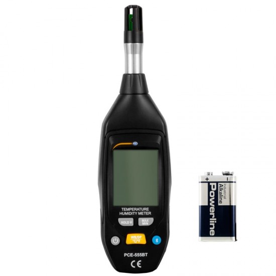 PCE-555BT Hőmérő- nedvesség mérő pce 555 bt Bluetooth adapterrel