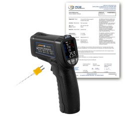 PCE-675-ICA Multifunkcionális infravörös hőmérő kalibrálva