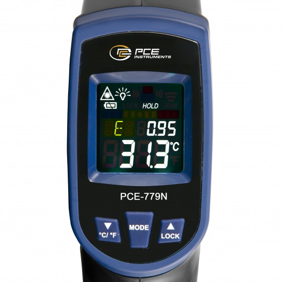 PCE-779N-ICA Infravörös hőmérő kalibrálva