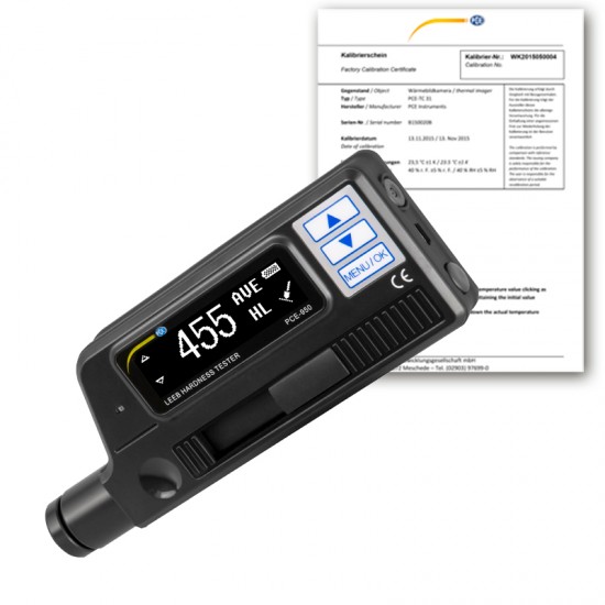 PCE-950-ICA Leeb keménységméro PCE-950, ISO kalibrációs tanúsítvánnyal