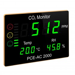 PCE-AC 2000 Co2 mérö