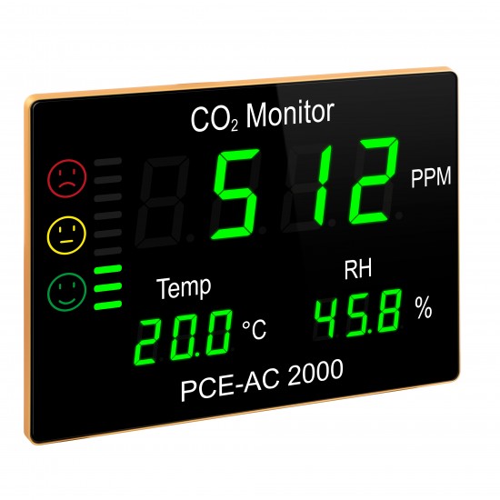 PCE-AC 2000 Co2 mérö