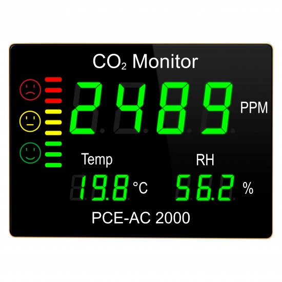 PCE-AC 2000 Co2 mérö