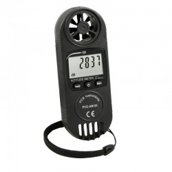 PCE-AM 85 3 az e1ben mérőműszer: légnyomásmérő, szélsebességmérő és magasságmérő