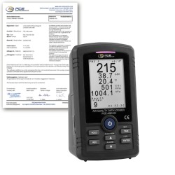 PCE-AQD 20-ICA Pormérő készülék kalibrálva