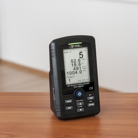 PCE-AQD 20-ICA Pormérő készülék kalibrálva
