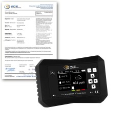 PCE-AQD 50A-ICA Co2-monitor kalibrálva