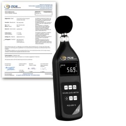 PCE-ASM 10-ICA Abm-asm 10-ica zajszintmérő kalibrálva