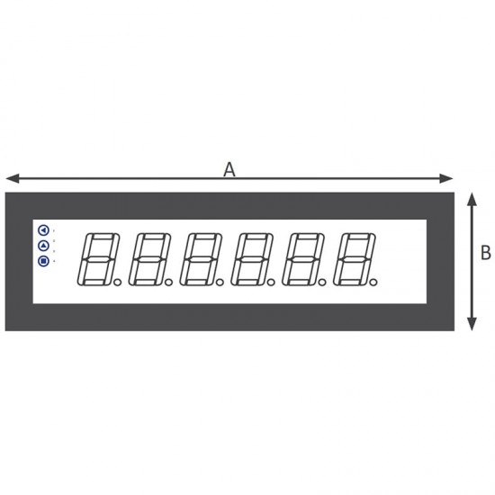 PCE-BPD-C-66A-Ipari digitális kijelzö