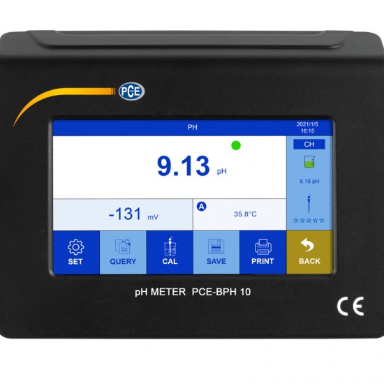 PCE-BPH 10 Asztali pH mérő, adatrögzítéssel