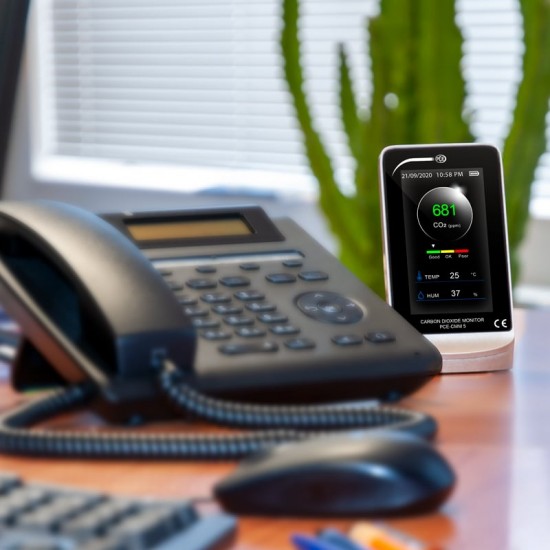 PCE-CMM 5-ICA Szén-dioxid mérő kalibrálva