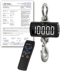 PCE-CS 1000LD-ICA Erőmérő kalibrálva