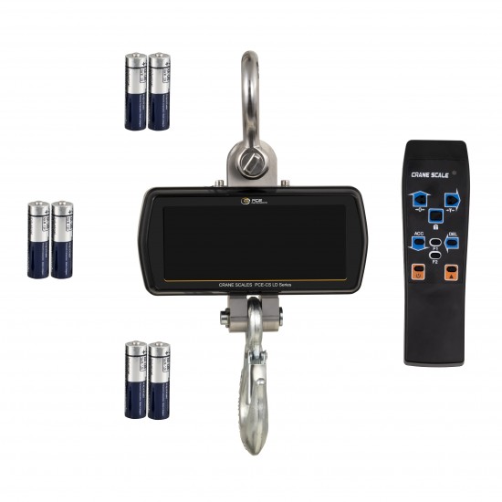 PCE-CS 300LD-ICA Erőmérő kalibrálva