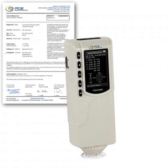 PCE-CSM 1-ICA Koloriméter kalibrálva