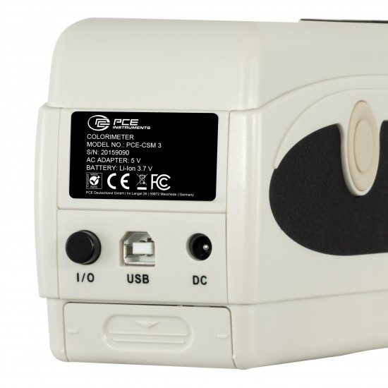 PCE-CSM 3-ICA Koloriméter kalibrálva