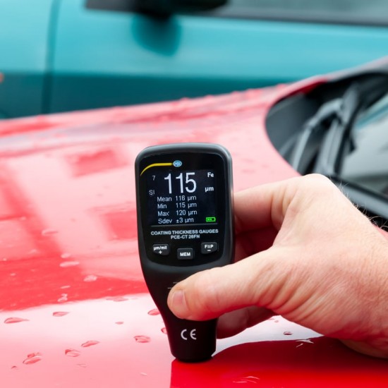 PCE-CT 26FN-ICA Rétegvastagságméro ISO-kalibrációs tanúsítvánnyal