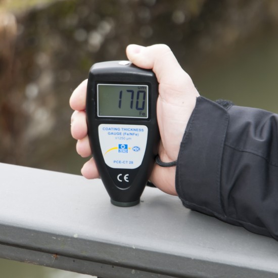 PCE-CT 28-ICA PCE-CT 28 rétegvastagságméro ISO kalibrációs tanúsítvánnyal