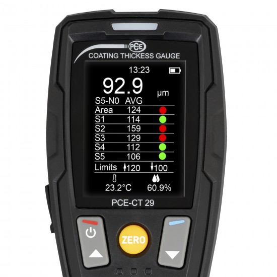 PCE-CT 29-ICA Rétegvastagság mérő kalibrálva