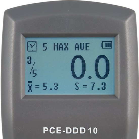 PCE-DDD 10-ICA Digital Durometer Shore D PCE-DDD 10, ISO kalibrációs tanúsítvánnyal