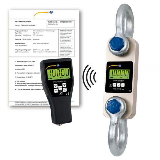 PCE-DDM 10-ICA Darumérleg kalibrálva