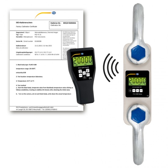 PCE-DDM 20-ICA Darumérleg kalibrálva