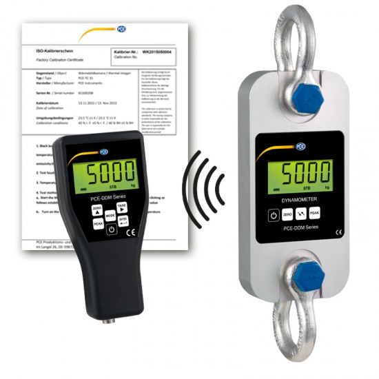 PCE-DDM 5-ICA Darumérleg kalibrálva