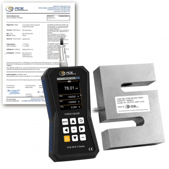 PCE-DFG 100K X-ICA Erőmérő