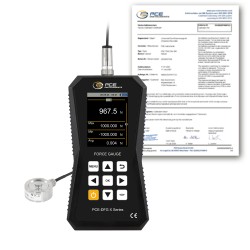 PCE-DFG 1K XF-ICA Erőmérő készülék kalibrálva