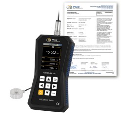 PCE-DFG 20K XF-ICA Erőmérő mérőeszköz kalibrálva
