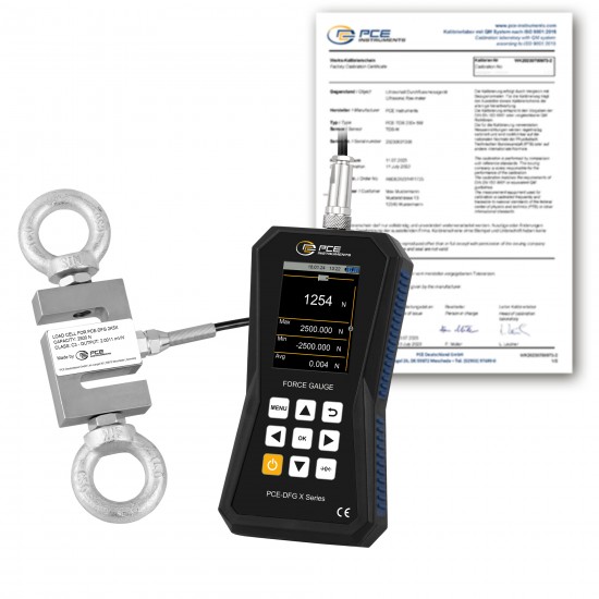 PCE-DFG 2K5 X-ICA Erőmérő