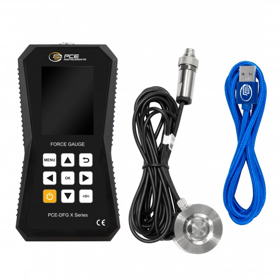 PCE-DFG 50K XF-ICA Erőmérő mérőeszköz kalibrálva
