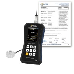 PCE-DFG 5K XF-ICA Erőmérő mérőeszköz kalibrálva