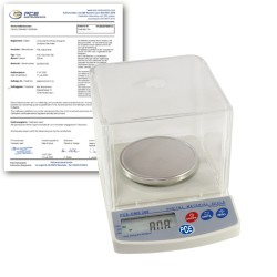 PCE-DMS 200-ICA Gsm papíralapú súlymérleg kalibrálva