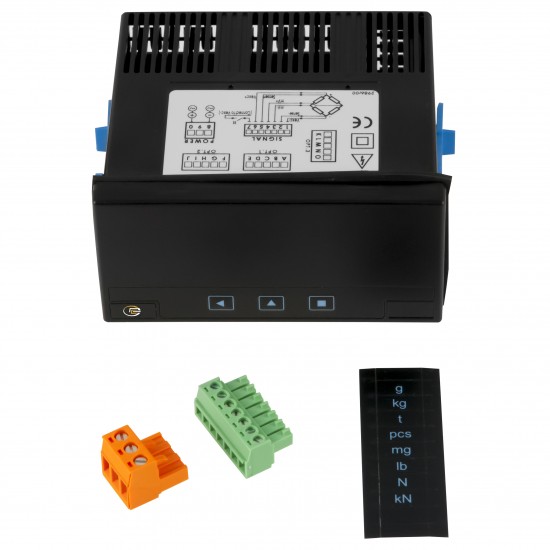 PCE-DPD-F1 Beépített kijelzö pce-dpd erö- és méröérzékelök számára bemenet: mv - v feszültségmérö tápegység 85 ... 265 v ac - dc