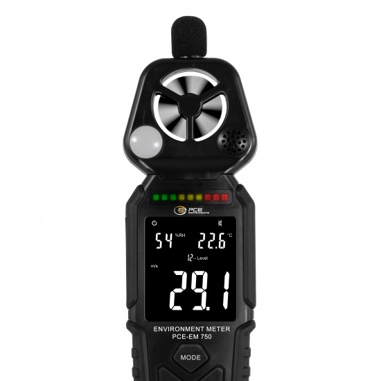 PCE-EM 750 Szélmérő