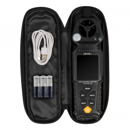 PCE-EM 750 Szélmérő