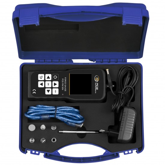 PCE-FM 50N eroméro ISO-kalibrációs bizonyítvánnyal