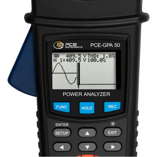 PCE-GPA 50-ICA Digitális multiméter kalibrálva