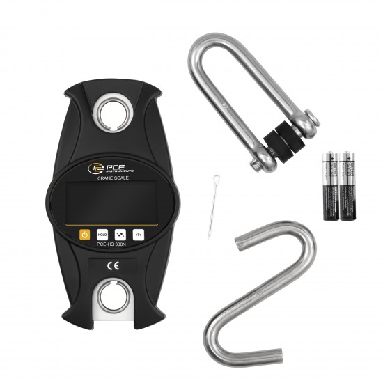 PCE-HS 300N-ICA Függesztett mérleg kalibrálva